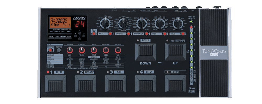 musical instrument: Korg AX3000G Guitar Effects