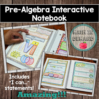 Pre-Algebra Interactive Notebook
