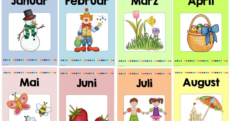 Ideenreise: Monatsplakate als Paket