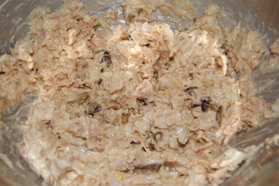 Crepes con atún paso 1