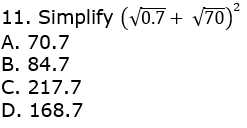 nda past questions on mathematics 2010