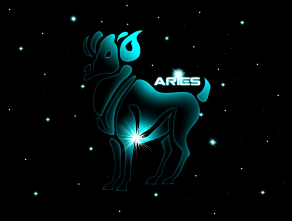 Aries Zodiac Logo Wallpaper Hd