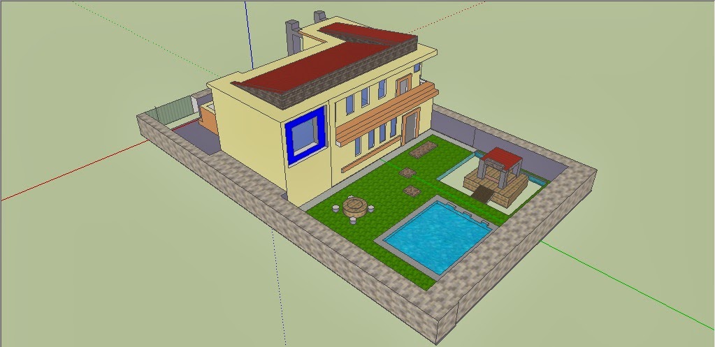 Download File Desain Rumah Sketchup - Halloween F