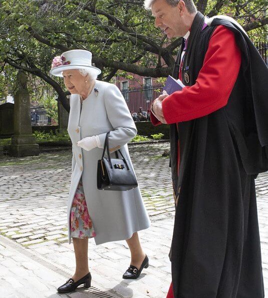 Queen Elizabeth attended the Sunday service at Canongate Kirk