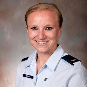 Cassidy Stout’s first day at USU as an MS1. (Image credit: USU) Studio head shot