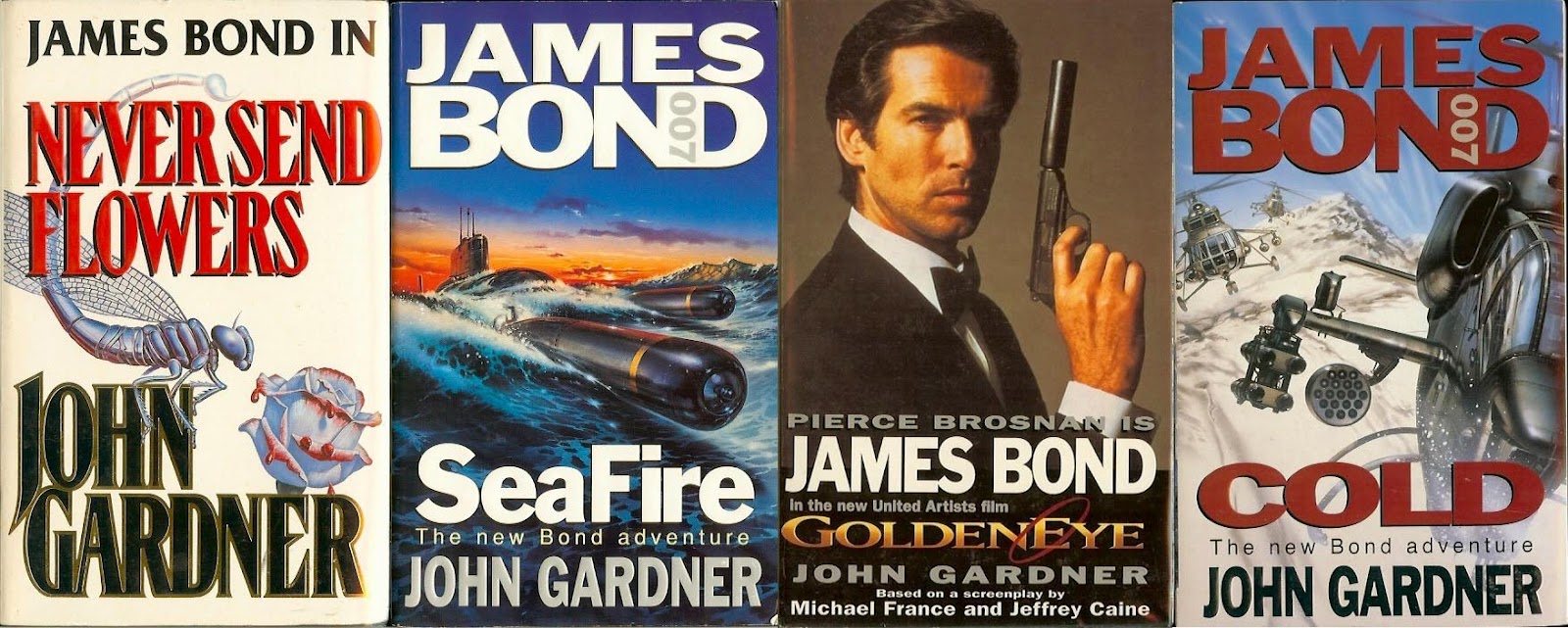 The Book Bond JOHN GARDNER first edition paperbacks 19821997