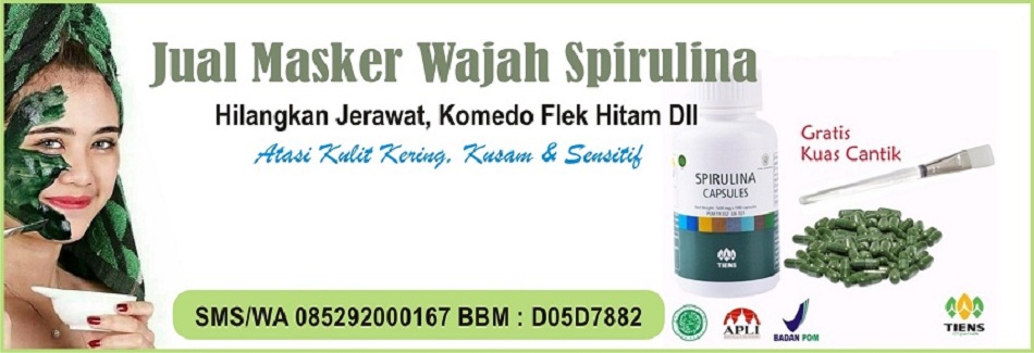 Jual Masker Wajah Spirulina Tiens Asli