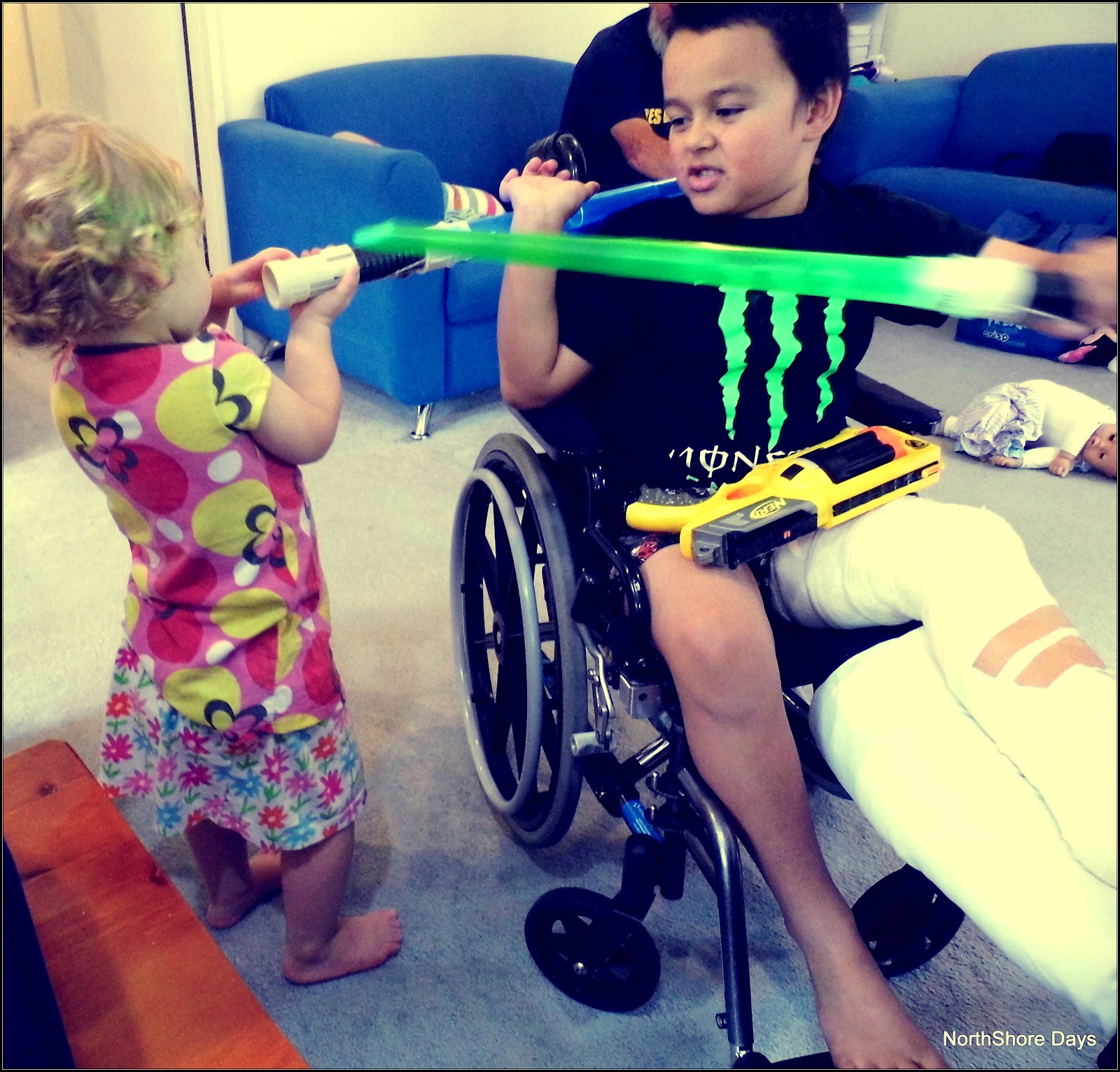 NorthShore Days..... 10 Good Things About A Broken Leg