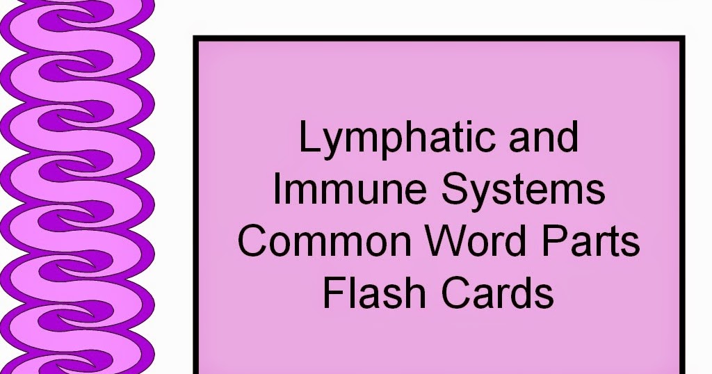 Student Survive 2 Thrive Lymphatic And Immune Systems Common Word