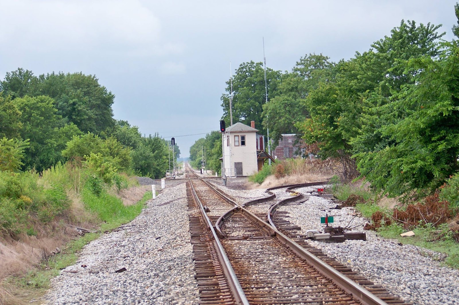 Towns and Nature Shattuc, IL Junction Tower and B&O Route Shutdown