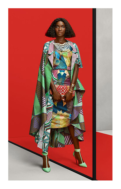 Перегруженный образ с принтами