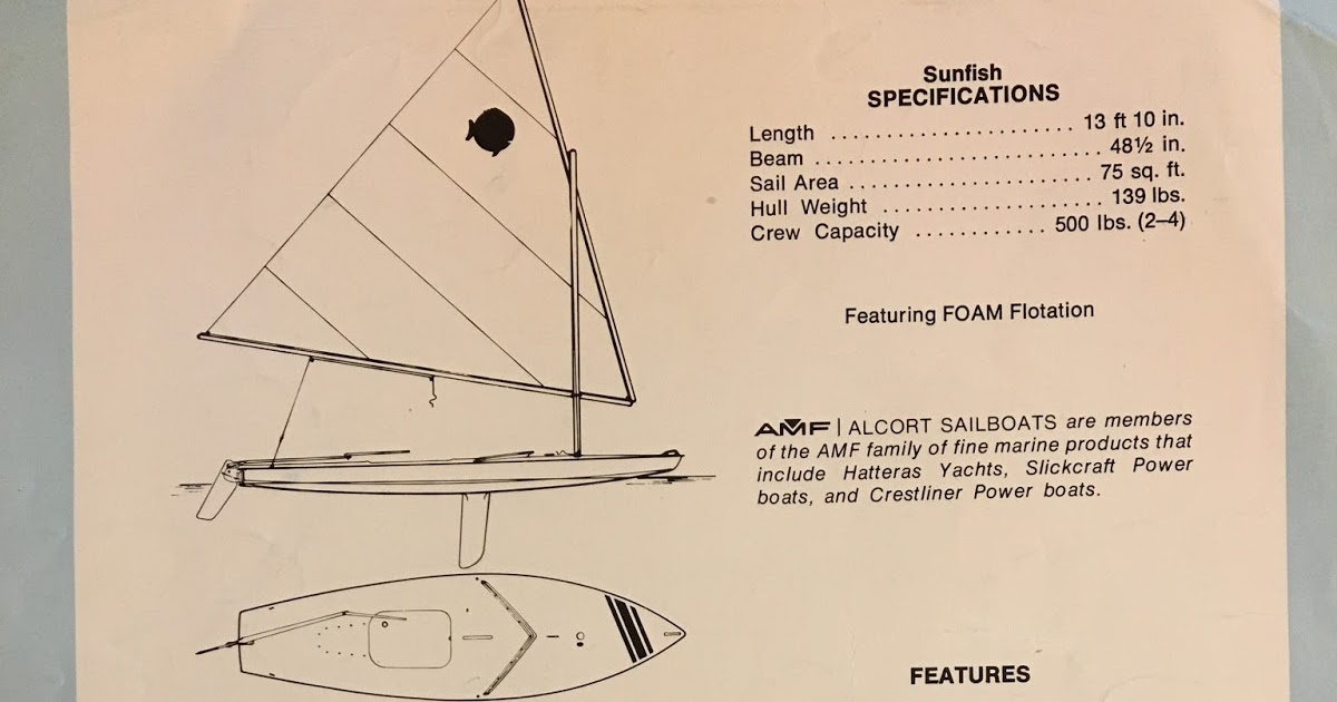 Small Boat Restoration AMF/Alcort Sunfish Sailboat Specifications