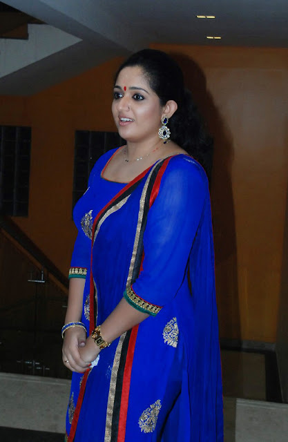 Beauty Galore HD : Kavya Madhavan Beautiful In Blue Dress