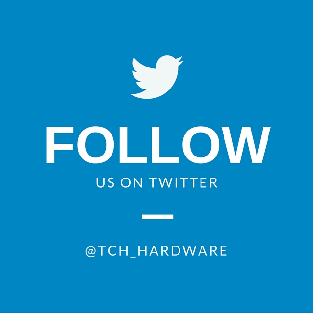  Follow TCH Hardware on twitter!