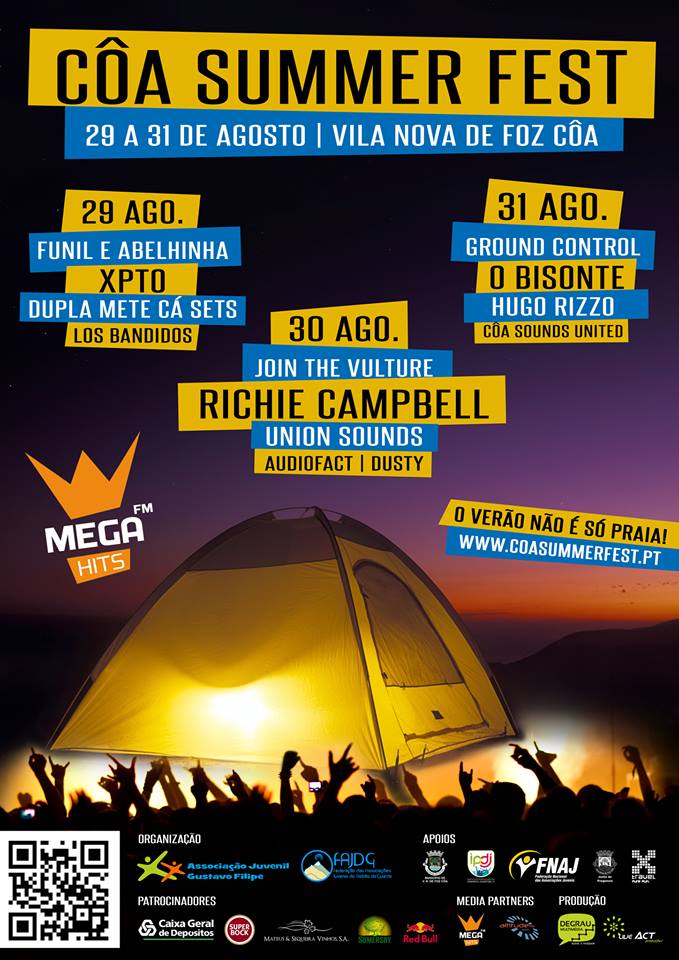 Portugal Rebelde CÔA SUMMER FEST Vila Nova de Foz Côa