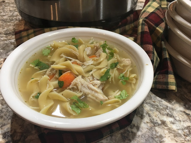 Instant Pot Chicken Noodle Soup! This comforting recipe adds your favorite vegetables, broth, chicken, and noodles.Chasing Saturday's