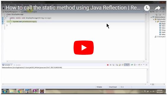 java reflection method invoke example java reflection method invoke example