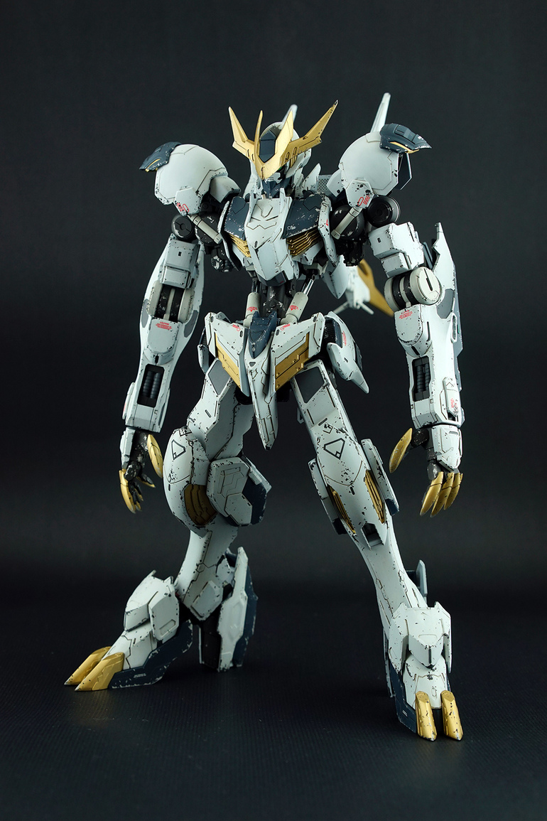 Painted Build Fm 1 100 Gundam Barbatos Lupus Rex Gundam Kits Collection News And Reviews