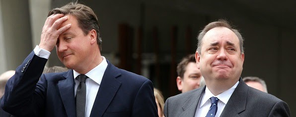 David Cameron & Alex Salmond.