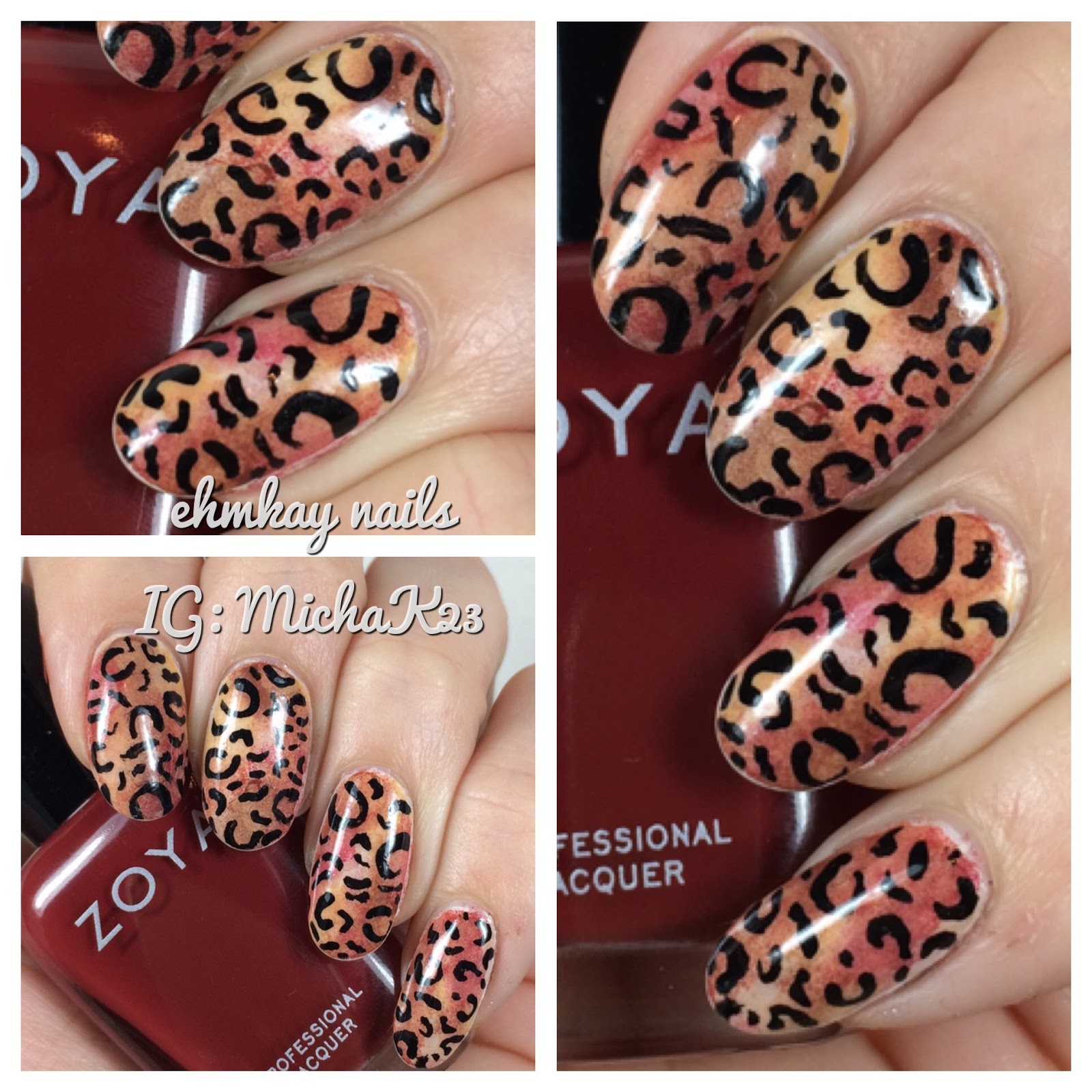 ehmkay-nails-sponged-leopard-print-nail-art