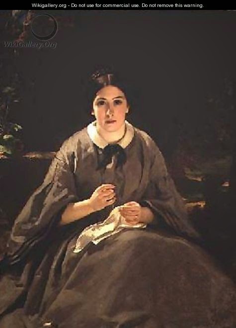 http://www.wikigallery.org/wiki/painting_255399/Daniel-Macnee/A-Lady-in-Grey-1859