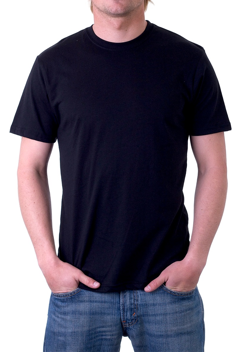 Black T Shirt Template Photoshop