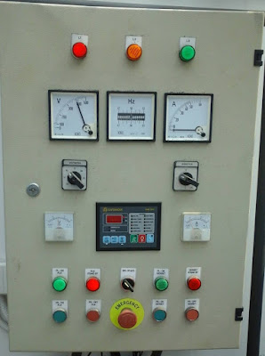 melayani service panel automatic genset