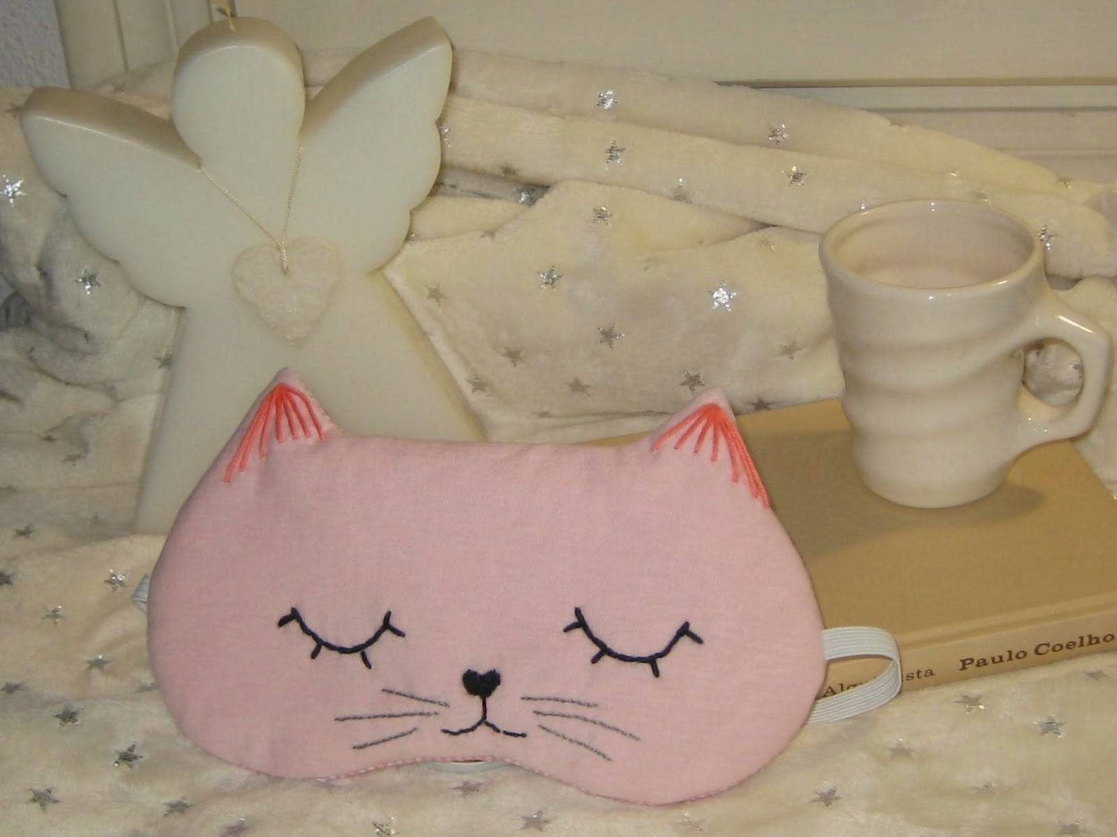 Antifaz Dulce Gatita Con Patron