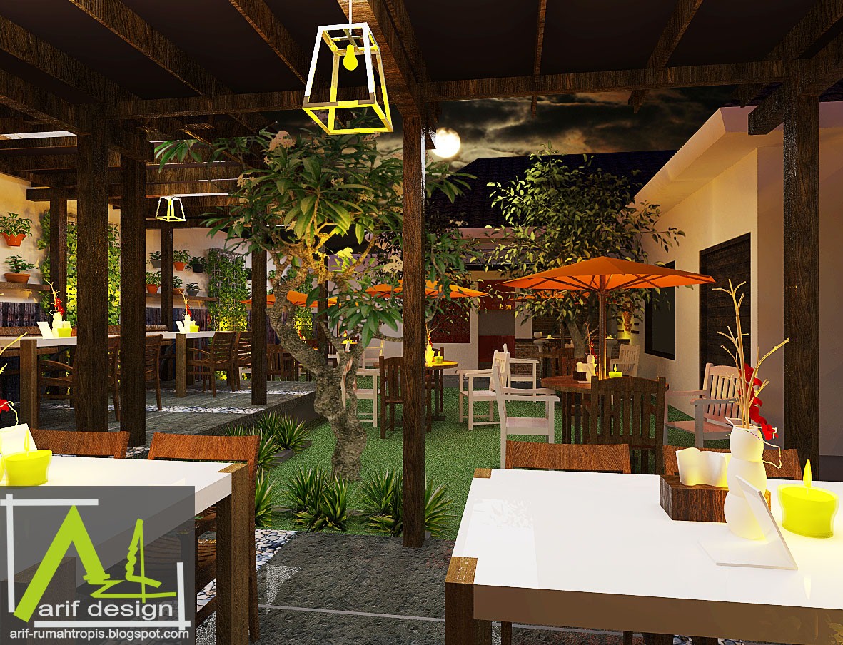35 Gaya Terbaru Desain Cafe Minimalis  Outdoor Desain  Cafi1 2