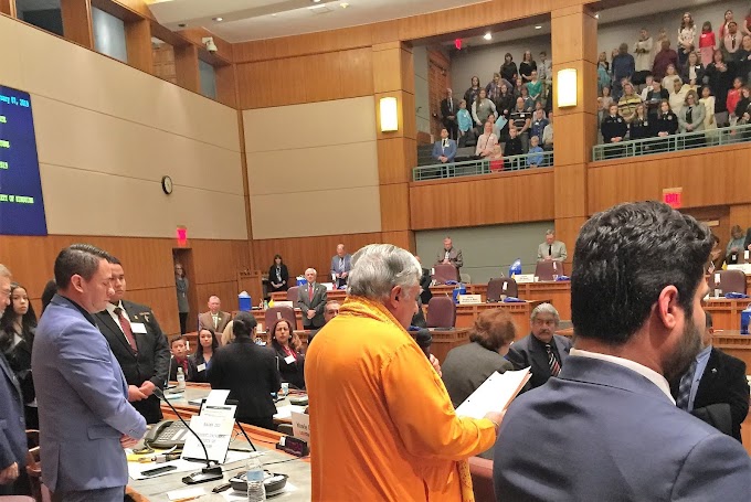 New Mexico Senate & House kicked off their sessions with Hindu mantras in Sanskrit on February 7
