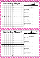 Bayside Math Teacher : Coordinate Battleship Game