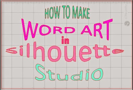 Word art, Silhouette Studio, Silhouette tutorial