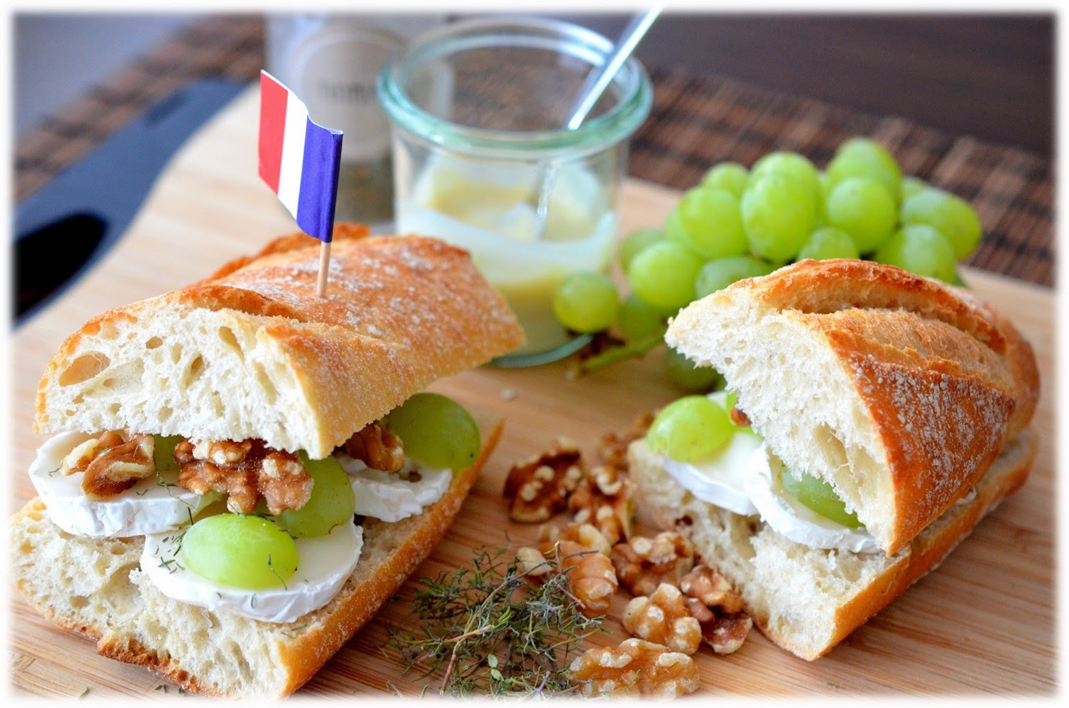 {World of Sandwiches} Monsieur Baguette: Ziegenkäse, geröstete ... {World of Sandwiches} Monsieur Baguette: Ziegenkäse, geröstete ...