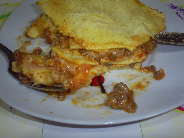 Pasticho o lasaña de carne / Fue un día como hoy Pasticho o lasaña de carne / Fue un día como hoy
