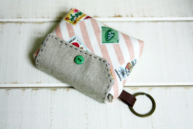 Card Wallet Key Chain Tutorial. DIY step-by-step in Pictures.