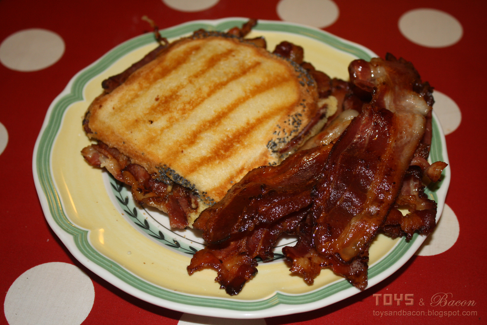 Toys and Bacon Good things in life Bacon toast