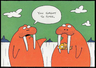 dental humor discussion image molars discussing tooth space