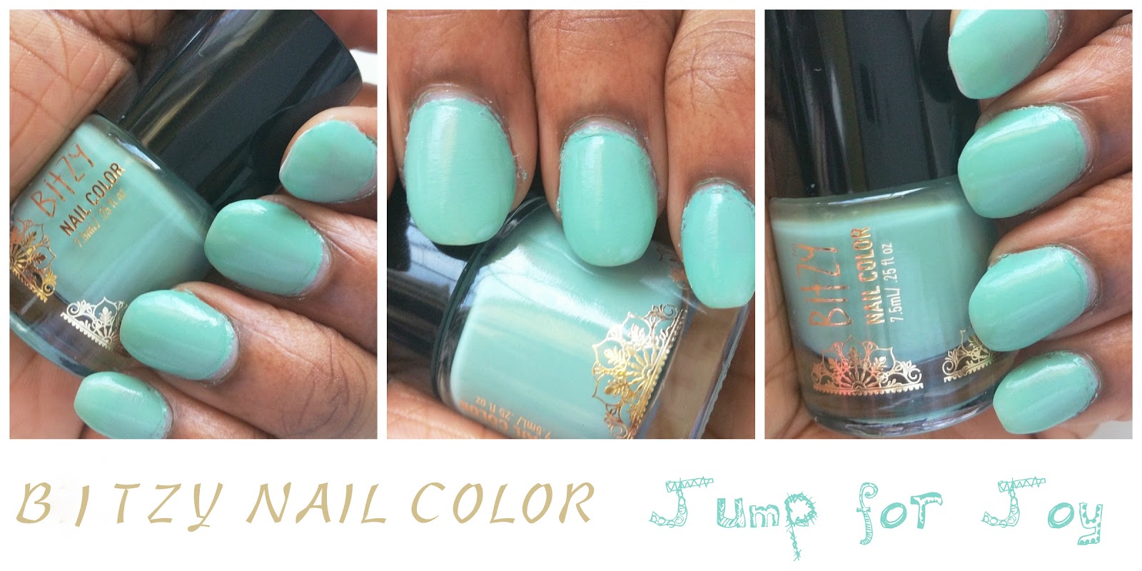 4. Bitzy Nail Polish Swatches in "Yes Please" Shade - wide 6