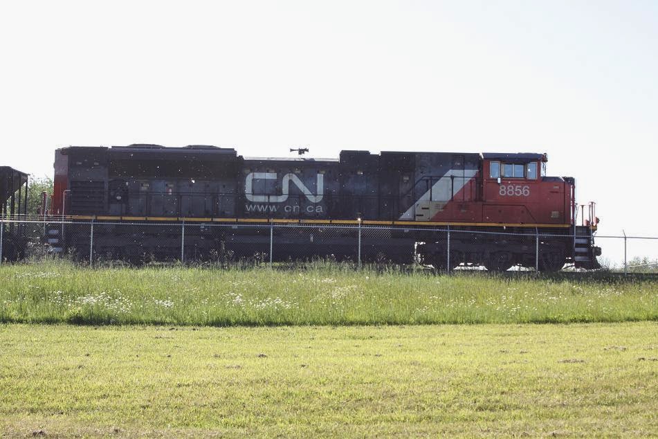 Michigan Exposures A CN Train Engine
