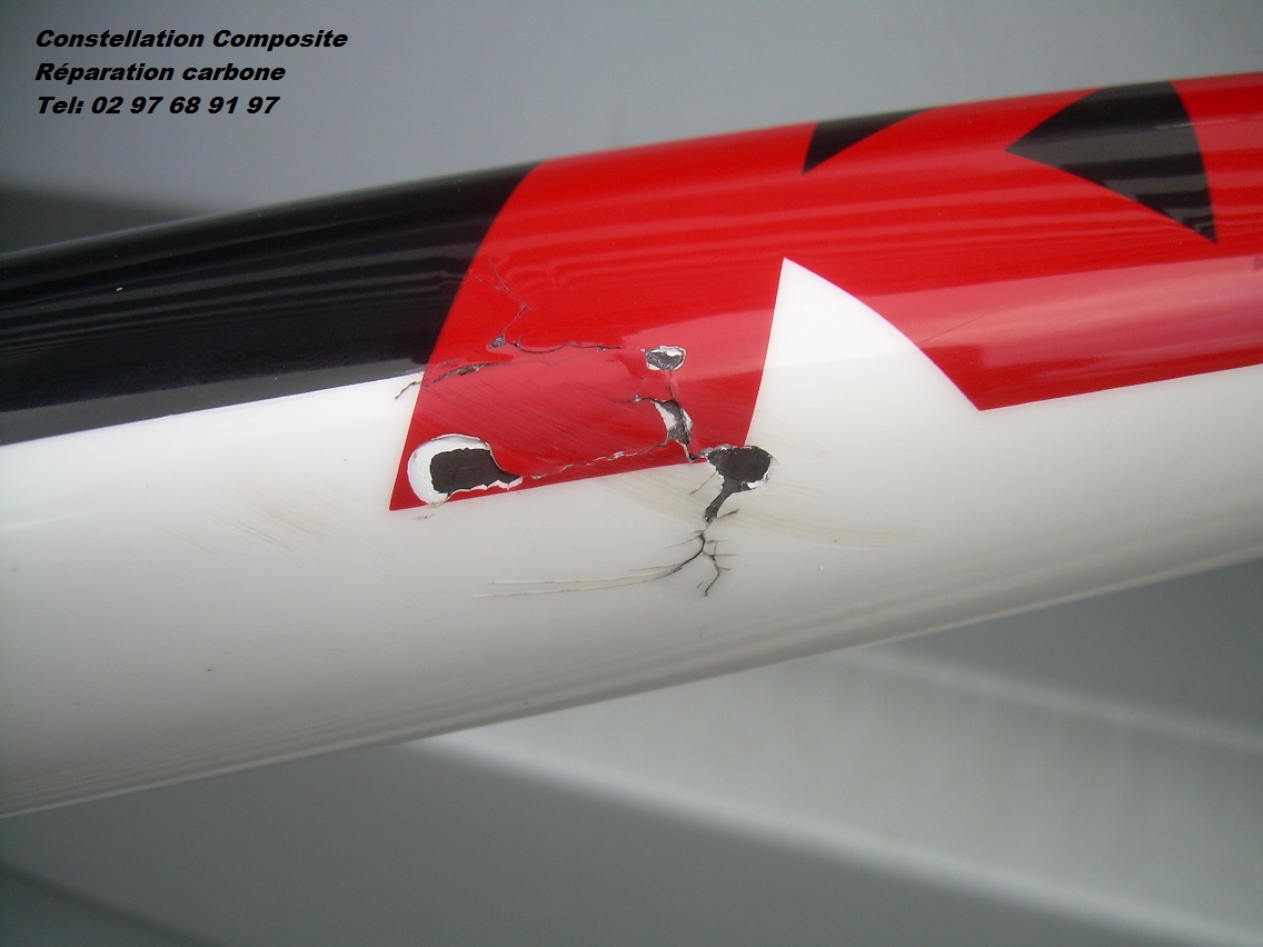 Peut On Rouler Avec Un Cadre Carbone Fissure Création et Réparation Pièce carbone: Réparation impact KTM