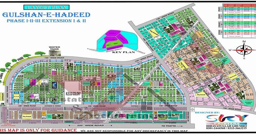 Gulshan E Hadeed Map Karachi Billali Associates: Gulshan-E-Hadeed Map