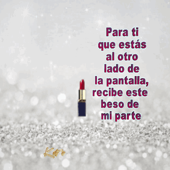 Resultado de imagen de kete gif besos
