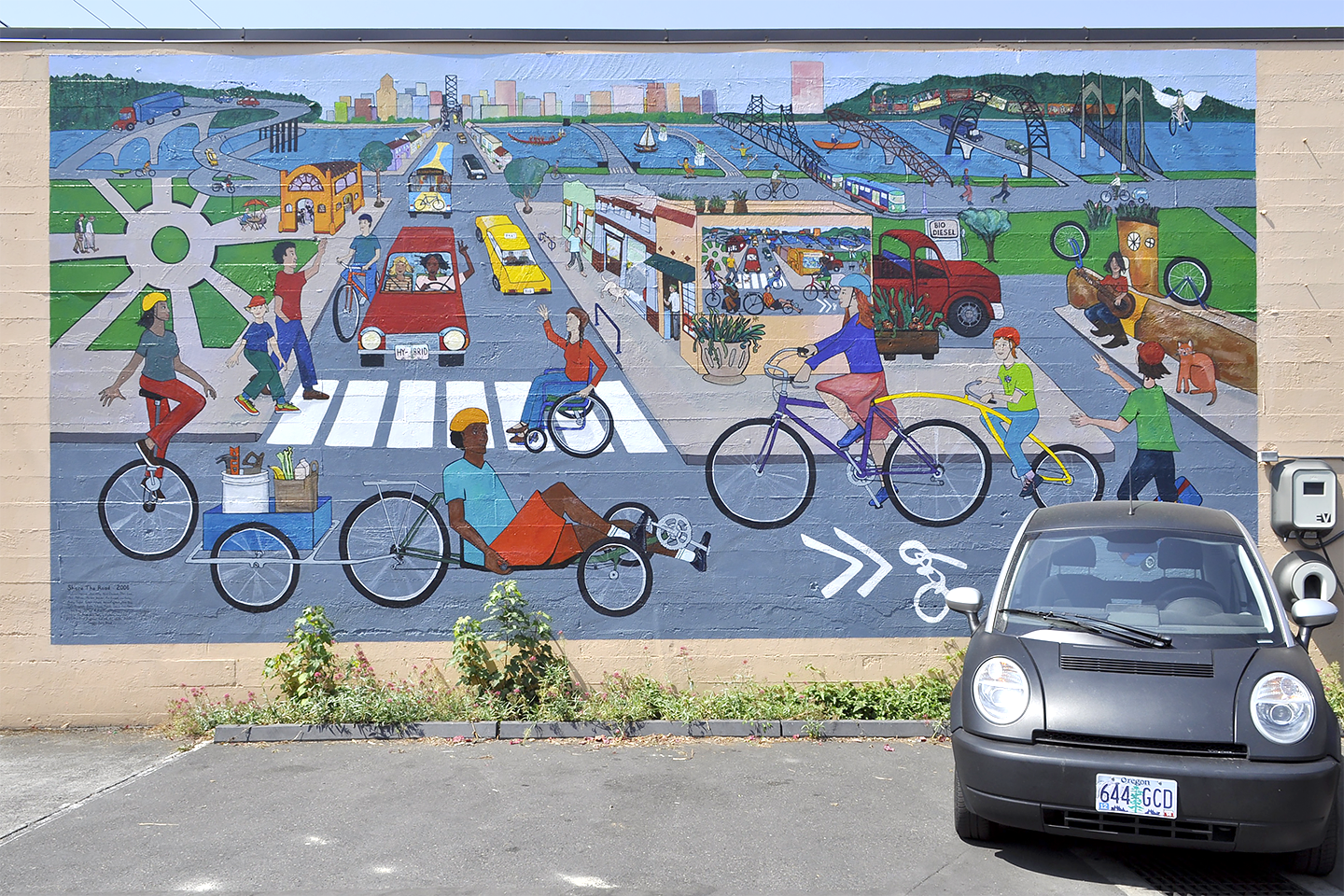 Woodland Shoppers Paradise Portland Street Art