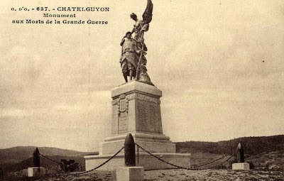 CPA monuments aux Morts du Puy-de-Dôme, Châtel-Guyon