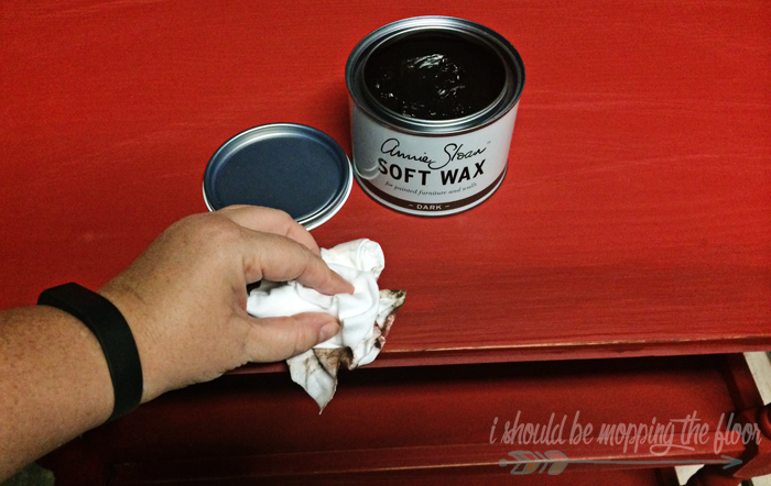 Oak Side Table Makeover with Black Chalk Paint Wax - Perfectly Imperfect™  Blog