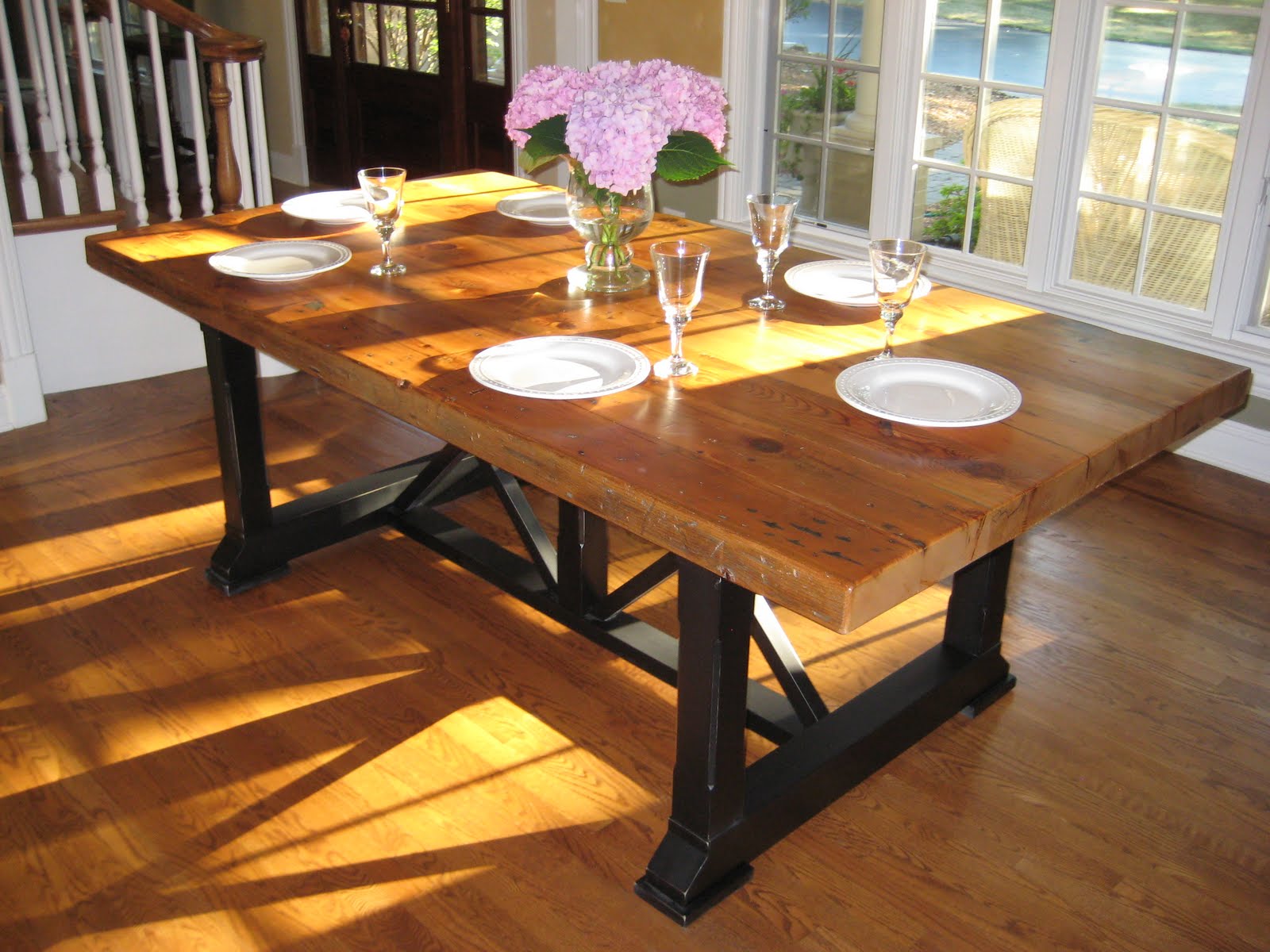 GlasderBuilding Barnwood Table SOLD