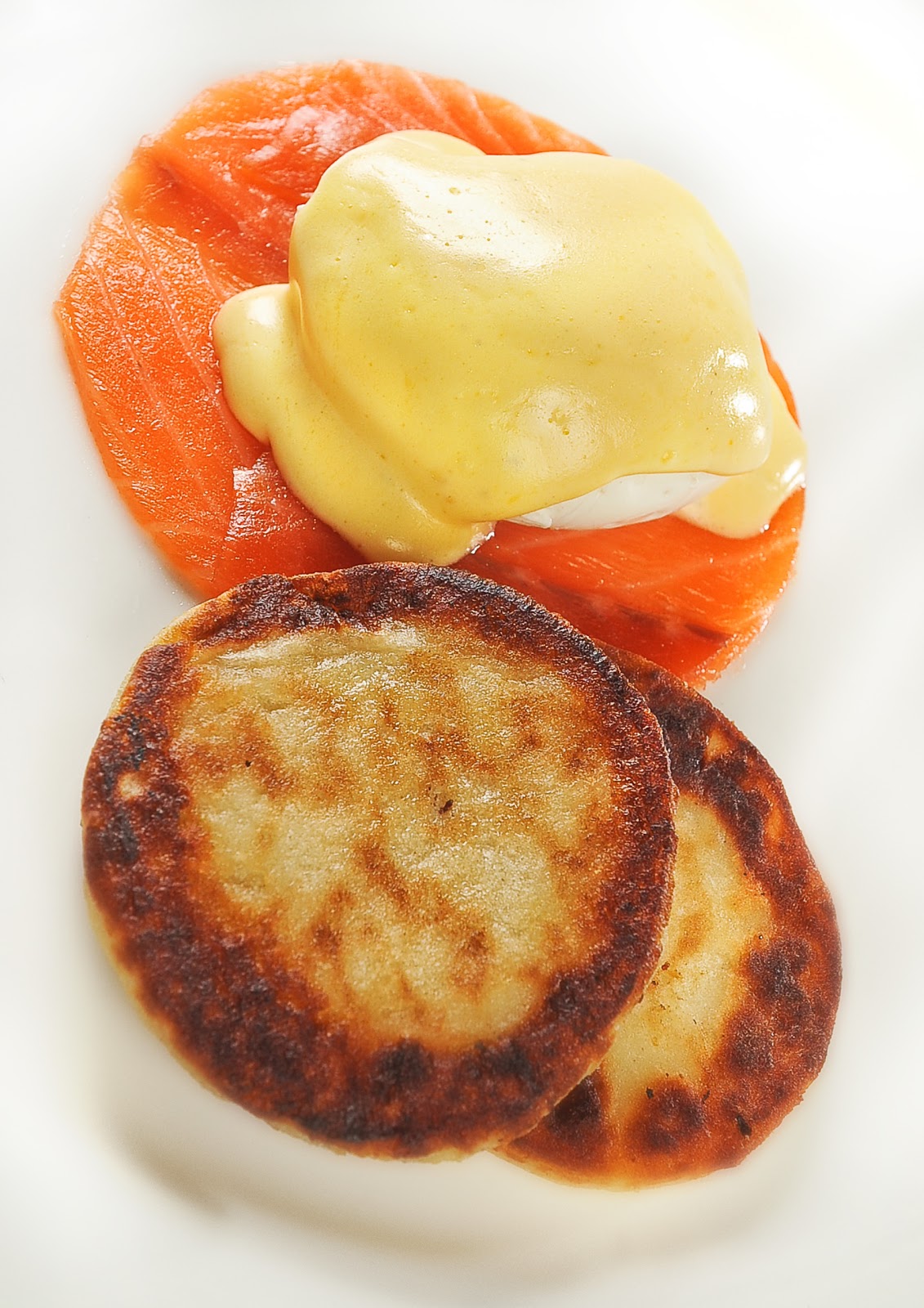 Kitchen Files Irish Smoked salmon with poached eggs, hollandaise and