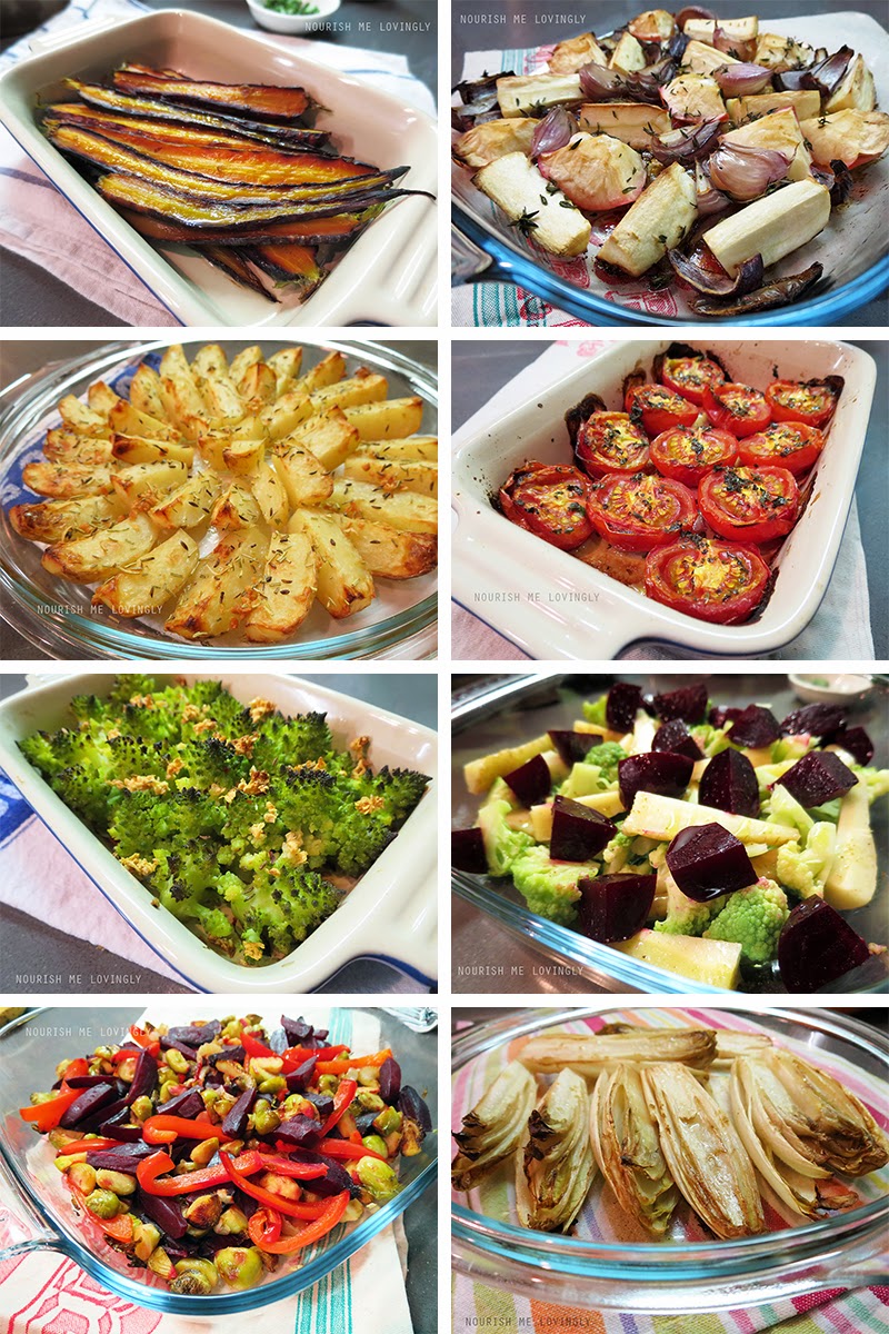 Nourish me lovingly Oven roasted side dishes
