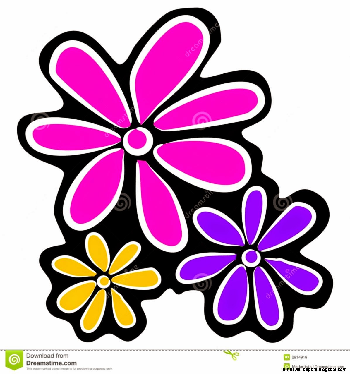 Images Of Clip Art Flowers  School Clipart