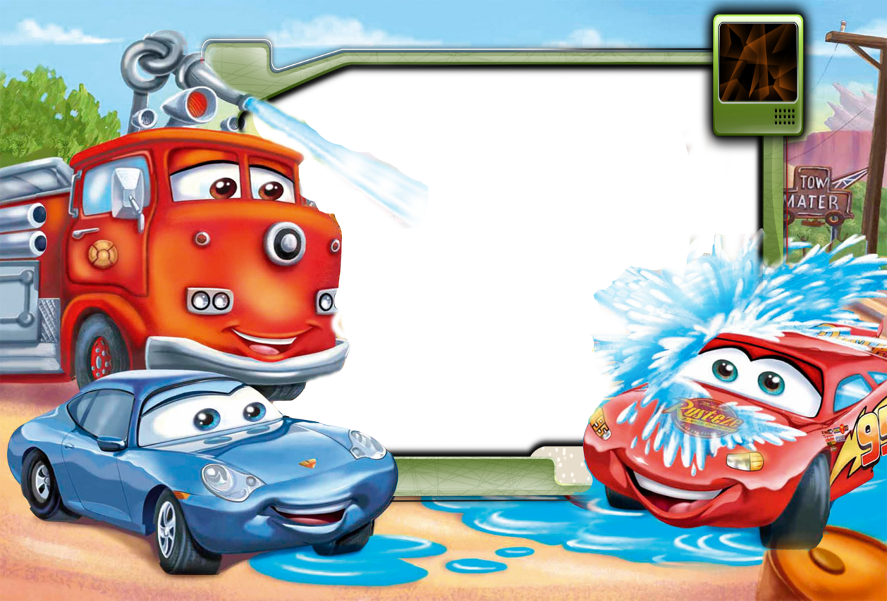 Cars Free Printable Photo Frames. Oh My Fiesta! in english